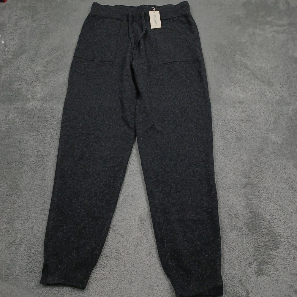 Sundance Joggers Womens Small Gray Pockets Drawstring Pull On Preppy NWT